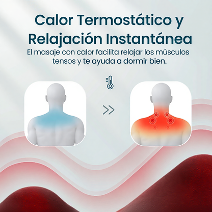 Masajeador Eléctrico Shiatsu en U – Relajación Profunda de Cuello, Cintura, Piernas y Espalda