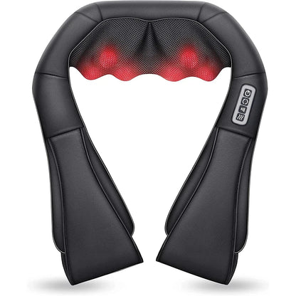 Masajeador Eléctrico Shiatsu en U – Relajación Profunda de Cuello, Cintura, Piernas y Espalda
