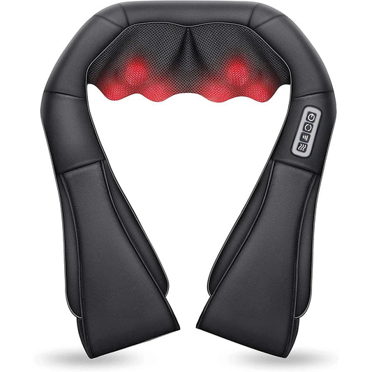 Masajeador Eléctrico Shiatsu en U – Relajación Profunda de Cuello, Cintura, Piernas y Espalda