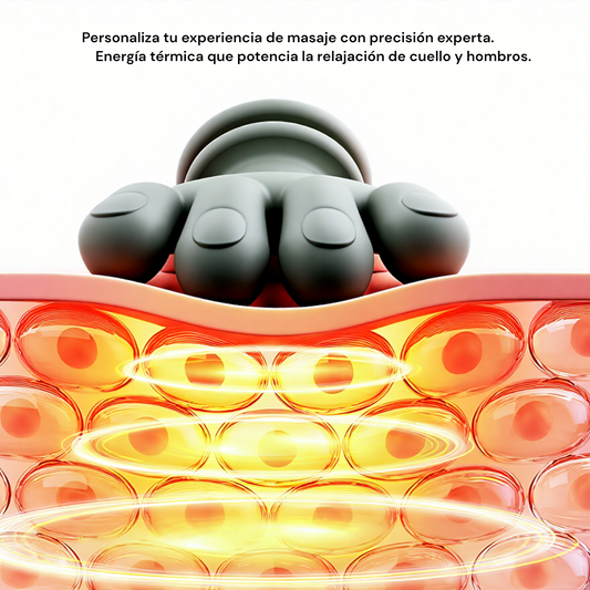 Masajeador de Cuello y Hombros con Terapia de Calor – 3 Niveles de Intensidad